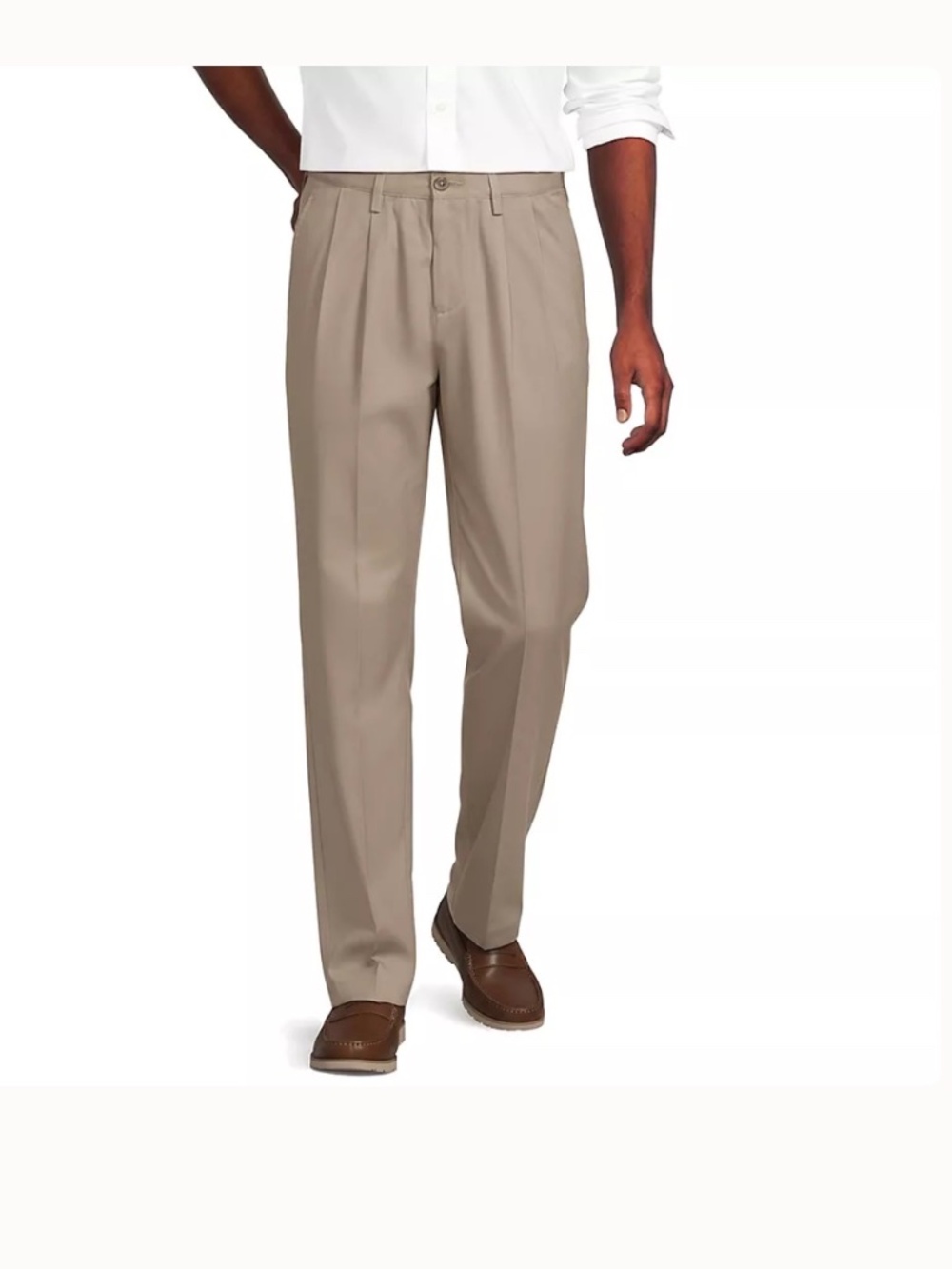 New with tags Wrangler Double pleated olive mens chinos size 32 x 32